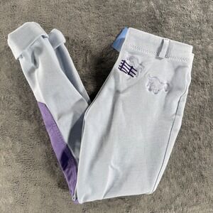 TuffRider Jodhpurs Kids Size 10 Cashmere Blue NWT Running Horse Breeches